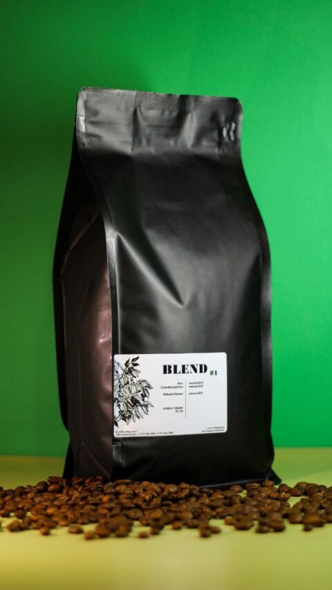 кофе зерновой пачка смесь #1 кофефабрикасова